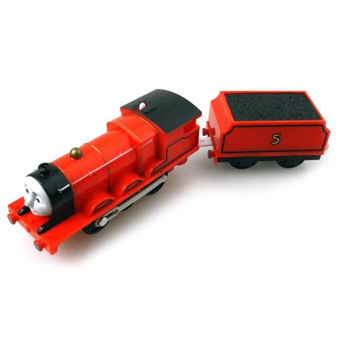 

T0213 Electric Thomas and friend James with a carriage Trackmaster engine Motorized train Chinldren child kids plastic toys