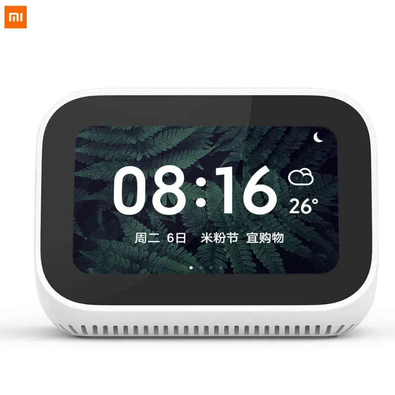 

In-Stock New Xiaomi AI Touch Screen Bluetooth 5.0 Speaker Digital Display Alarm Clock WiFi Smart Connection Speaker Mi speaker