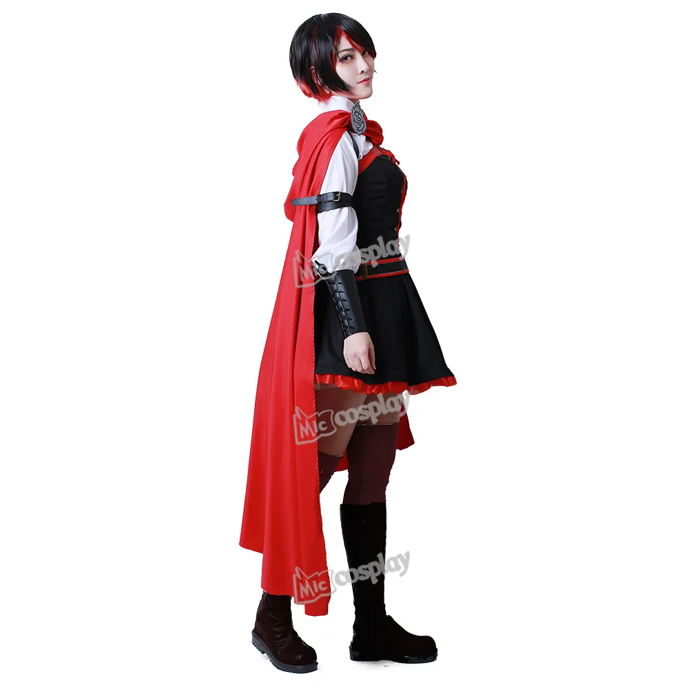 Женский костюм Руби Роза маскарадный из аниме платье накидка|ruby rose cosplay|cosplay