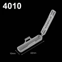 200 шт./лот 4010 водонепроницаемый кабель с прозрачной изоляцией герметичная коробка перевязочная проволока вывеска кабель вывеска логотип коробка пластиковый знак коробка для хранения - изображение