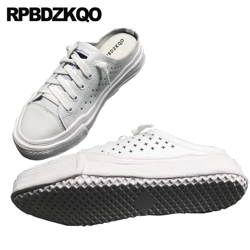 

sandals muffin women thick sole mules yellow white slippers low heel wide fit shoes ladies fashion sneakers platform creepers
