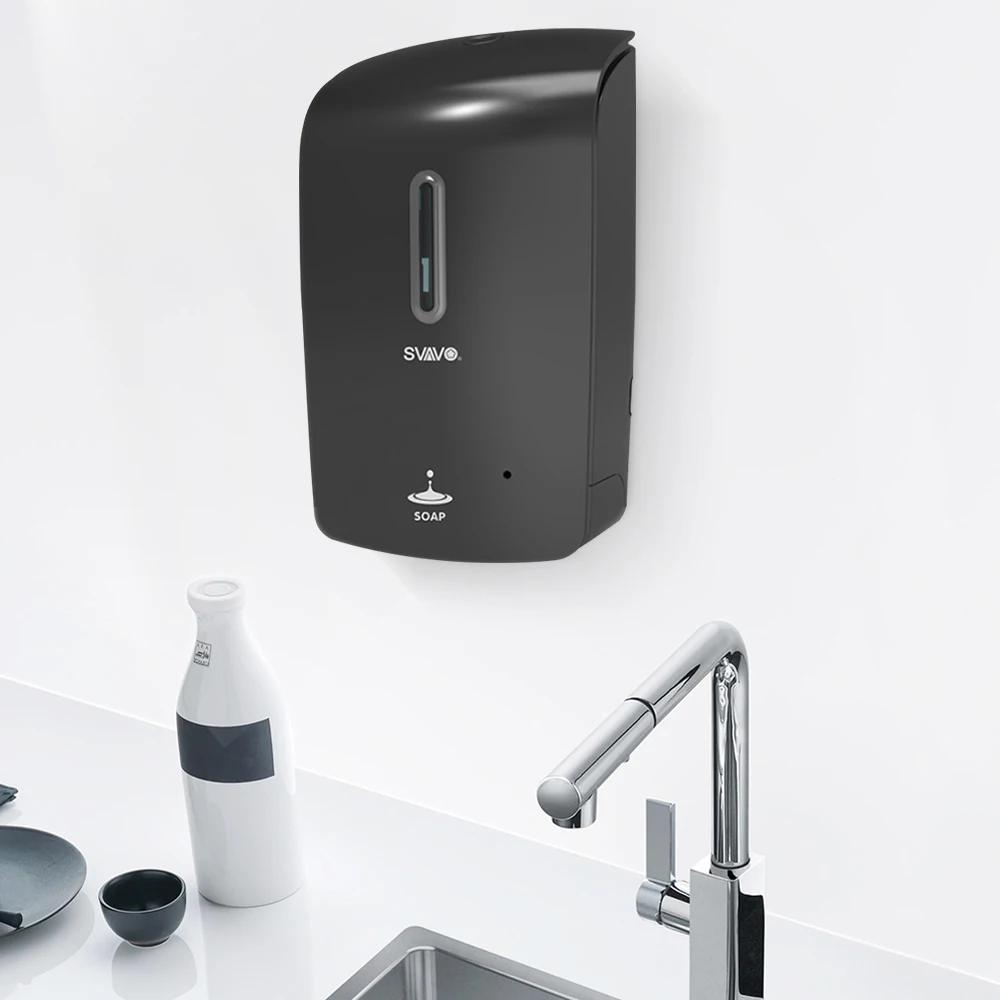 

SVAVO 800mL Automatic Soap Dispenser Infrared Motion Sensor Touchless Soap Dispenser Liquid Auto Hand Soap Dispenser