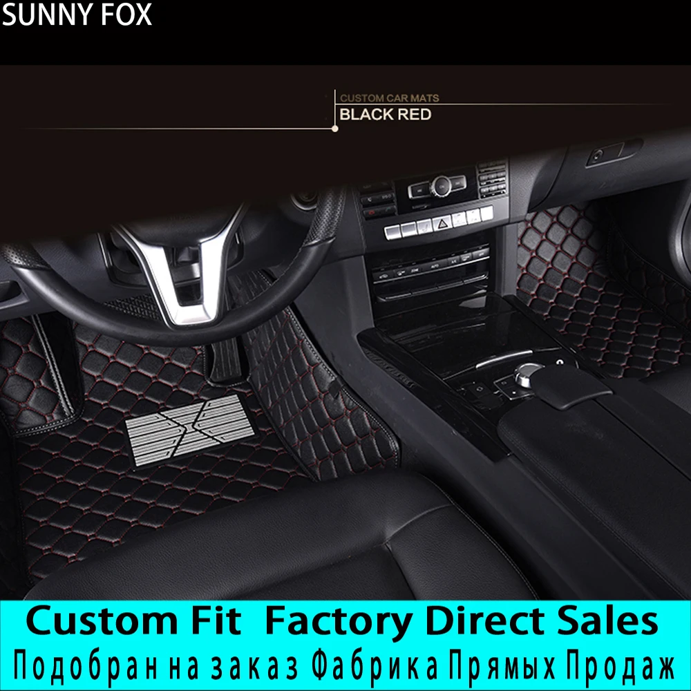 

SUNNYFOX Car floor mats for BMW 3 series E46 316 318ci 318d 320d 313 325 328 330d car styling all weather carpet floor liners