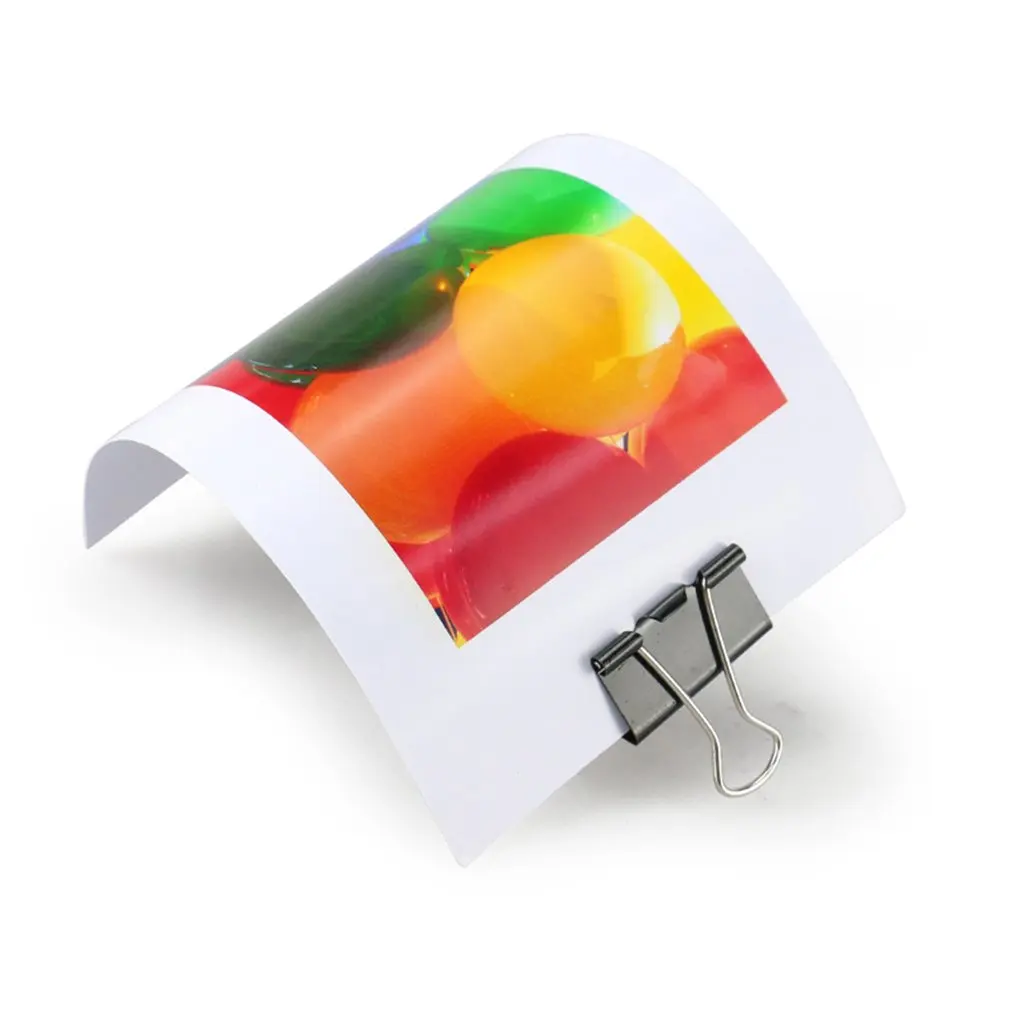 

TIANSE 100 sheets/pack Photographic Paper for WECHAT A7 Size Photo Waterproof Quick Dry Real Color Photo Album Cover