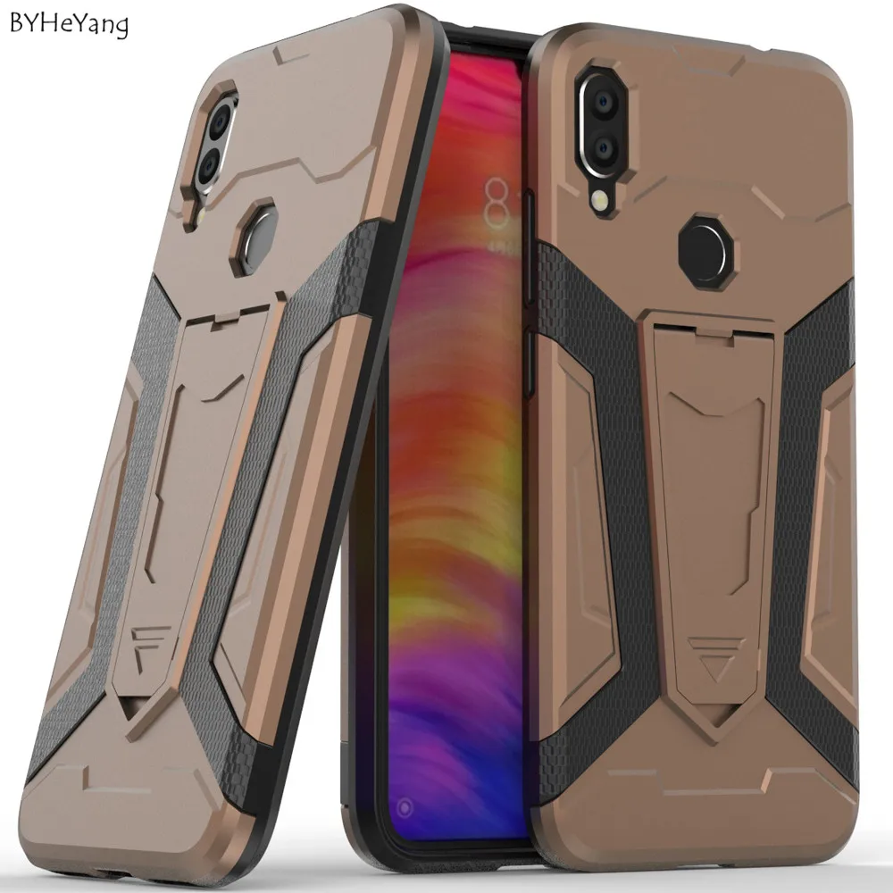Чехол для Redmi Note 7 чехол Pro Жесткий ПК + Силиконовый ТПУ бампер противоударный Xiaomi