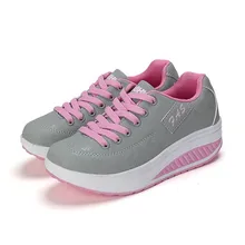 New women casual shoes fashion leather shoes for women comfortabe shook his swing shoes hot selling size 35-40 #B769