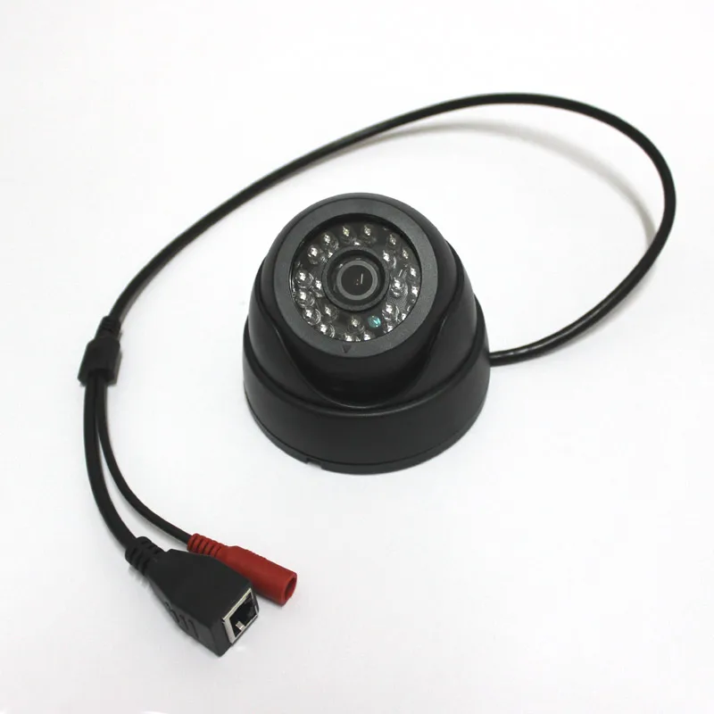 

HD 1MP Mini Dome CCTV Security Network IP Camera IR Color 24Leds Night Vision H.264 Onvif 720p
