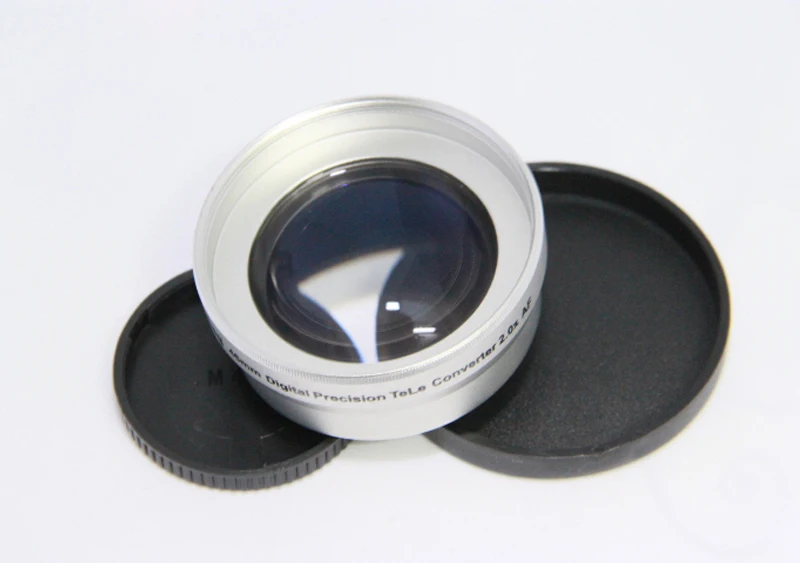 BON CREATION Профессиональный конверсионный Объектив объектив камеры 46 мм 0.45x широкоугольный+ макроконверсионный объектив 46 0,45 серебристый с сумкой для объектива