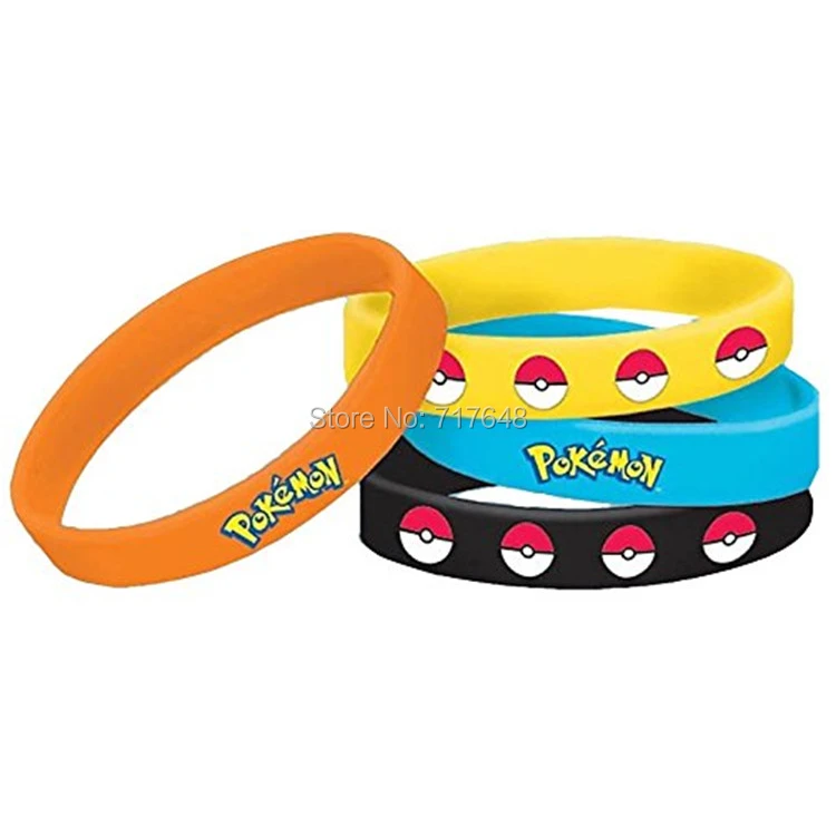 300ピースシルクスクリーン印刷されたポケモンリストバンドシリコンブレスレット送料無料フェデックスによる Silicone Bracelet Bracelet Free Shippingwristband Silicone Aliexpress