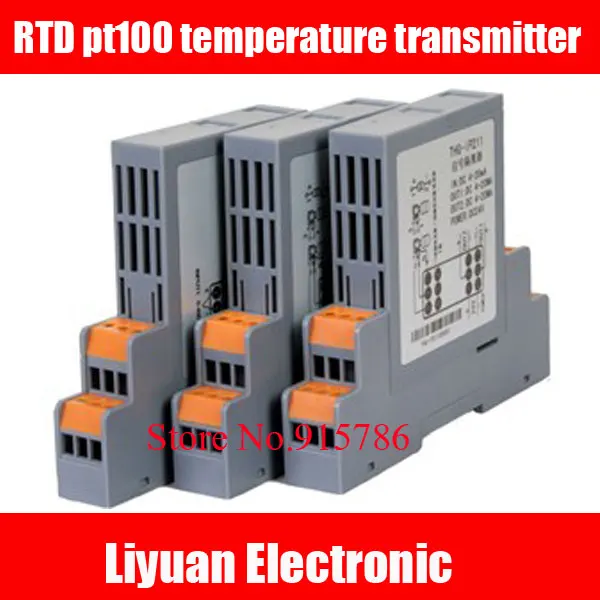 

RTD pt100 temperature transmitter / 1 into 1 out signal isolator / TAG-TR sensor converter module 4-20mA 0-10V 5V