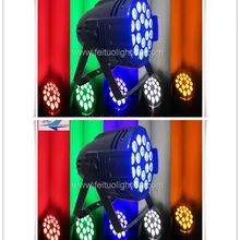 A-4X 18X15 Вт 5в1 RGBWA Светодиодные лампы DMX цифровой дисплей Звук Авто DJ сцена диско вечеринки