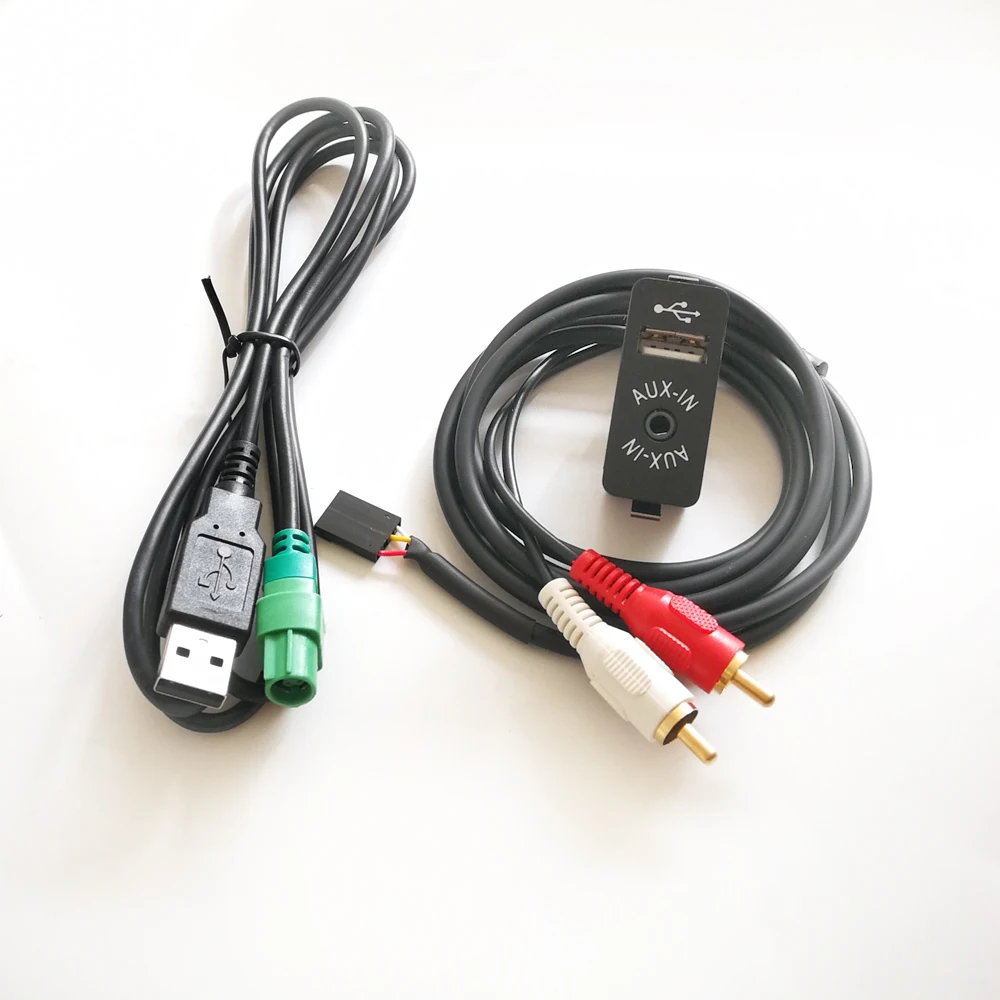 Biurlink DIY Расширение AUX-IN USB переключатель панель аудио зарядный адаптер для Caska Alpine Pioneer Стерео радио