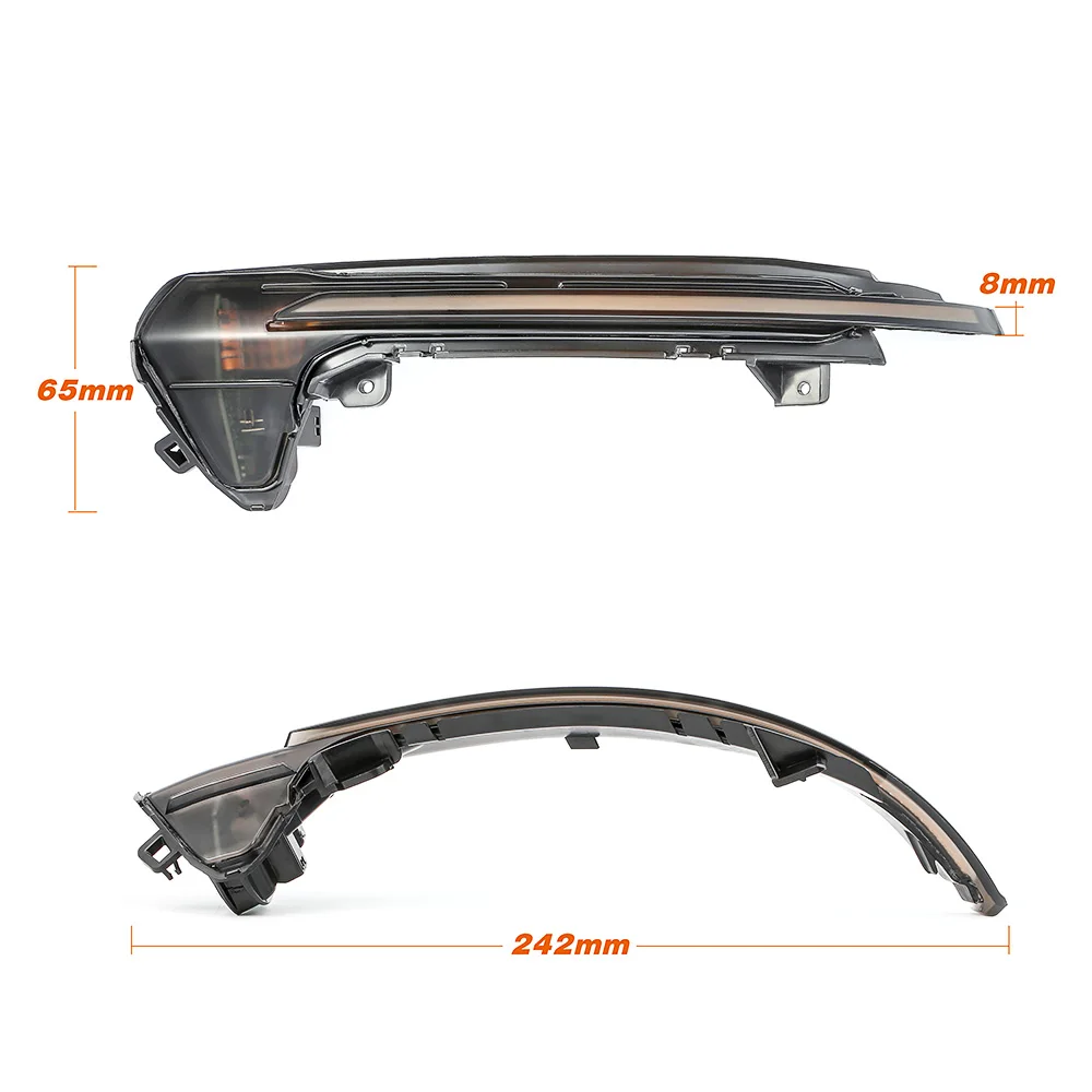  iSincer for Audi A6 C7 S6 4G RS6 Dynamic Scroll LED flowing Turn Signal Side Mirror Lights Sequenti - 33000159371