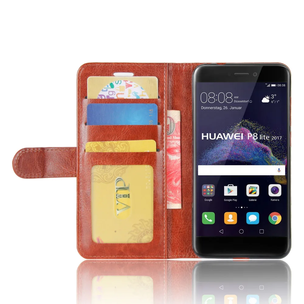 Бренд gligle защитный чехол для Huawei P8 Lite /Nova Lite gr3 чехол Искусственная кожа Бумажник Дело Shell