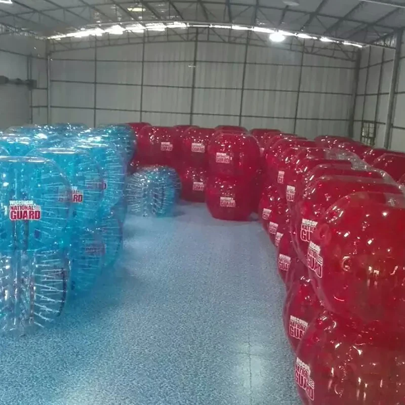 0.8mm PVC 1.5m Bubble Football Bubble Soccer Ball Inflatable Bumper Ball Inflatable Air Soccer