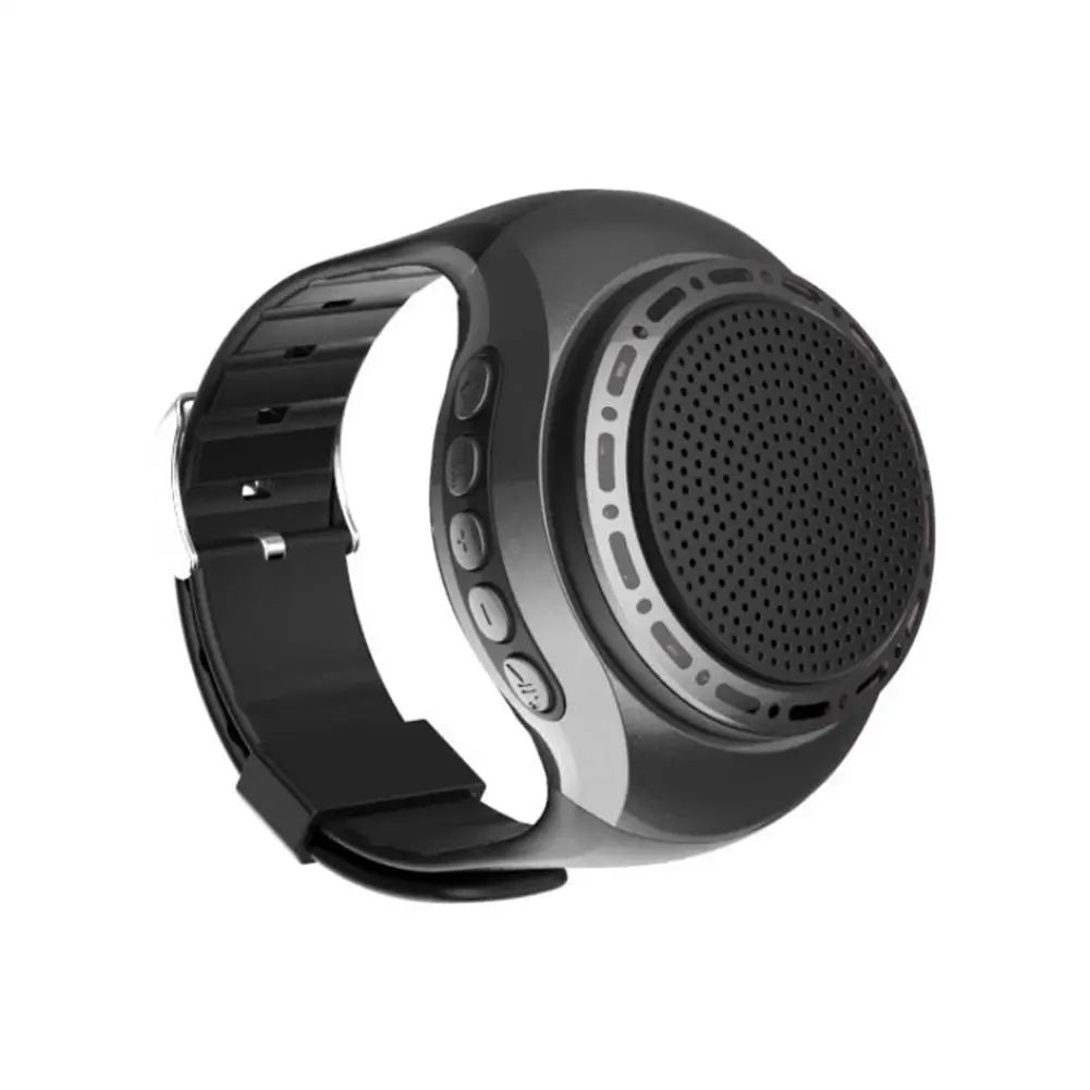 

Sports Wireless Bluetooth Speaker Subwoofer Outdoor Portable Watch Speaker TF Built-in Intelligent Noise-reduction Microphone