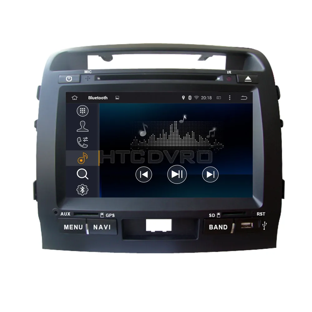 YMODVHT 9 дюймов 4G Восьмиядерный Android 9,0 7,1 автомобильный dvd-плеер для Toyota Land Cruiser LC200 2004-gps RDS Радио Аудио Видео Стерео