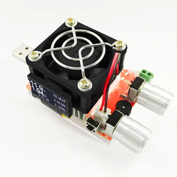 

USB Intelligent Adjustable Constant Current Electronic Load Wang Mobile Power Detector Tester Wire Aging Discharge Device