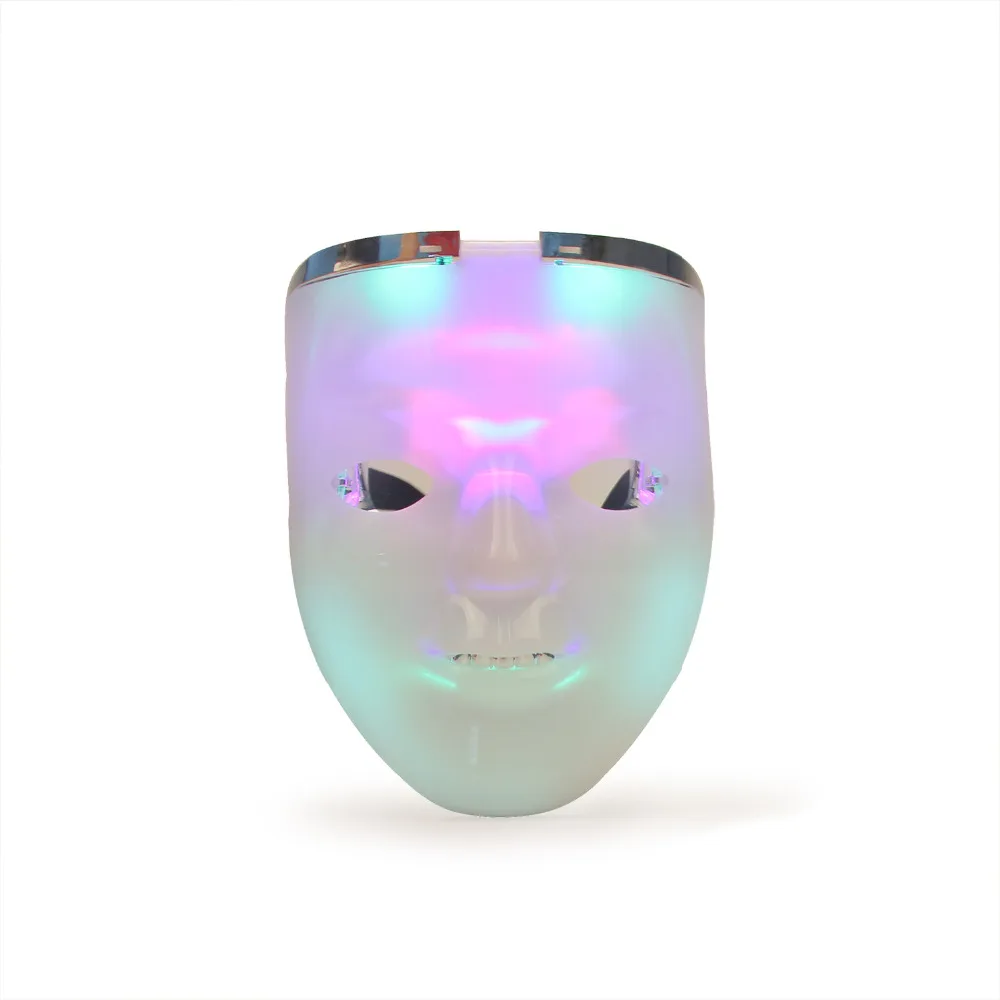 DA xсветодио дный in LED Light Up череп маска уникальный 2 в 1 рейв для вечерние Хэллоуина