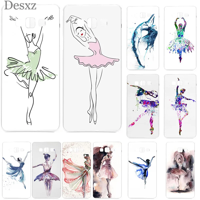 Чехол для телефона Ballerina Girl Samsung Galaxy A5 A6 A8 Plus 2018 2017 J3 J5 J7 чехол из мягкого
