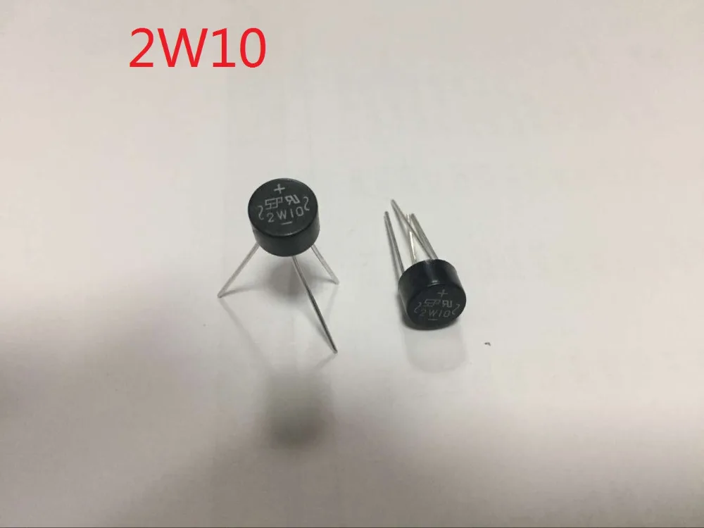 100 шт. 2W10 2A 1000 V мостиковые выпрямители 1A 1000 V