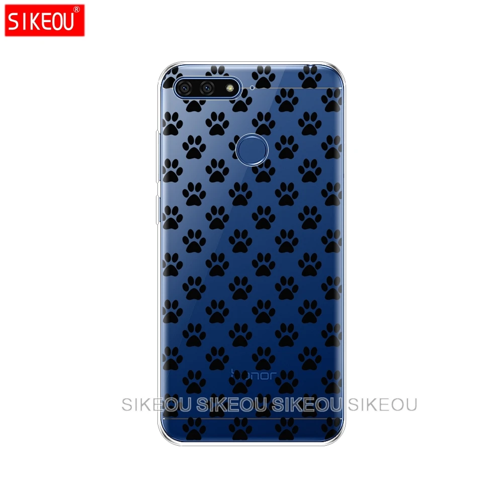 Силиконовый чехол для телефона Huawei Honor 7A PRO 7C Y5 Y6 Y7 Y9 2017 2018 Prime защитный с мультяшным