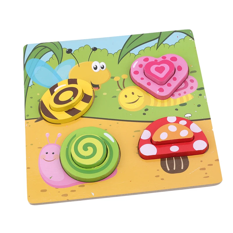 Пазлы с животными из мультфильмов деревянные пазлы игрушки для детей