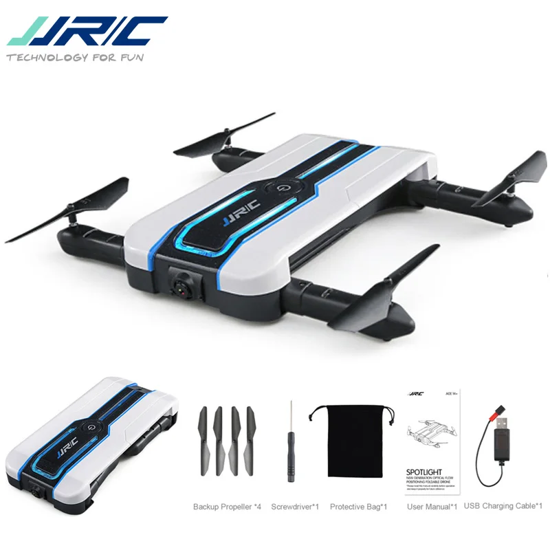 

JJRC H61 Spotlight WIFI FPV Selfie Drone With 720P Camera Optical Flow Positioning 6-Axis Foldable RC Quadcopter VS E57 E56