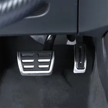 Estilo de coche de freno acelerador combustible pedales Pad caso para Audi A1 A4 B8 B9 A5 A6 A6L A7 A8 Q5 SQ5 Q7 8R LHD RHD accesorios de coche
