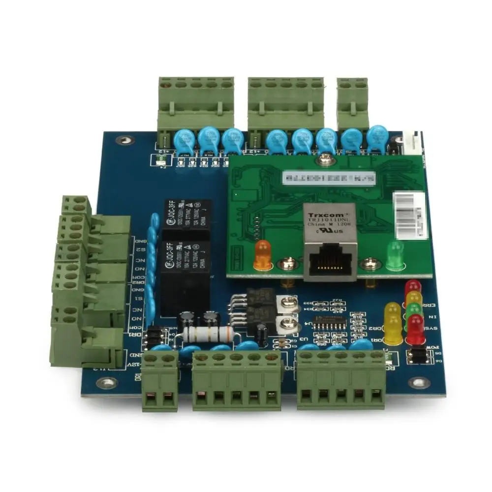 TCP/IP LAN розетка RFID IC 2 двери 4 Ридера контроллер доступа панель управления доступом