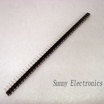 

5pcs 1x40 Pin 2.54 Round Female Pin Header connector