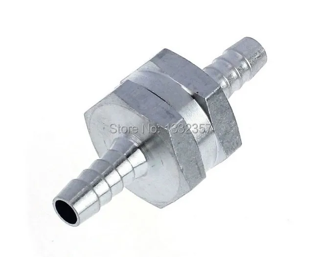 

Aluminium Fuel Non Return Check Valve One Way Petrol Diesel 6MM