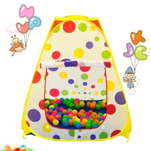 Портативные Детские палатки для игр с героями мультфильмов, детские игровые палатки, садовые складные палатки, домик для детей и походные палатки в горошек, 985-Q35