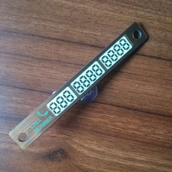 

Car Styling Luminous Temporary Parking Card Phone Number Plate Sucker Car Sticker for Mazda 2 3 5 6 CX5 CX7 CX9 Atenza Axela