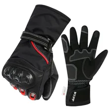 WUPP 2018 Tela Sensível Ao Toque de Inverno Quente Motocicleta Luvas Thinsulate Espessamento Longas Luvas De Corrida De Moto À Prova de Vento Anti-queda Cavaleiro