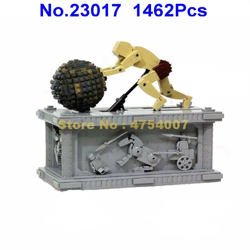 1462 шт. technic серия moc sisyphus движущийся строительный блок 1518 игрушка