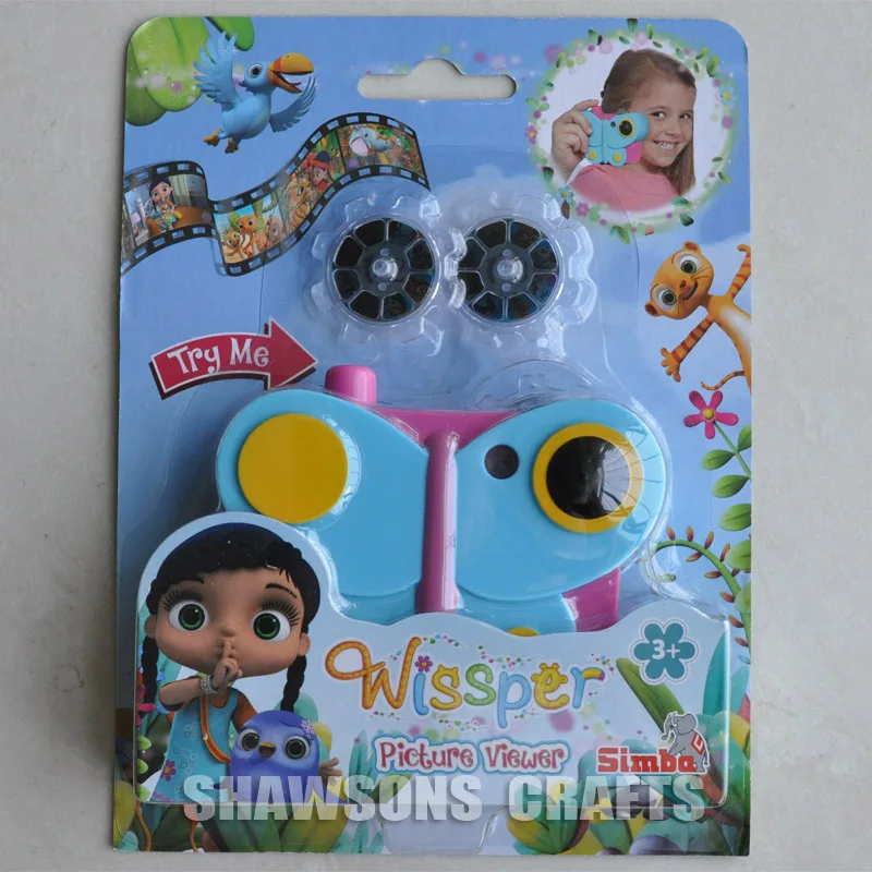 KIDS EDUCATIONAL TOY VIEW MASTER WISSPER PICTURE FILM VIEWERin Action