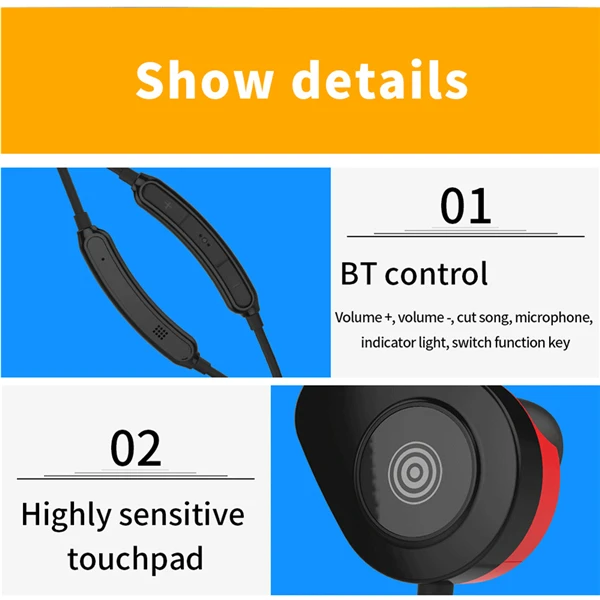 HeartRate Tracker Спортивная bluetooth-гарнитура с шейным ободком, наушники-вкладыши, HIFI звук, наушники для смартфонов samsung huawei