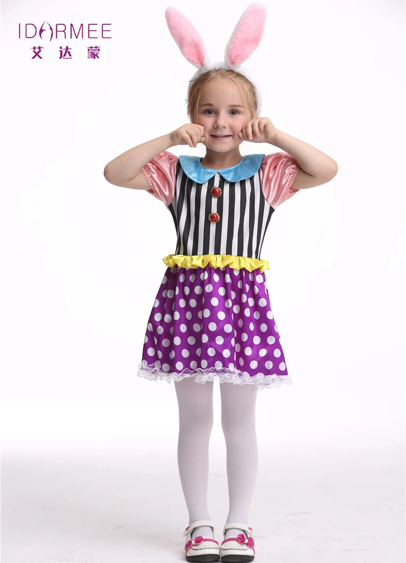 IDARMEE Child Animal Cosplay Rabbit Costume Carnival Performance Clothes Kids Bunny Costumes for