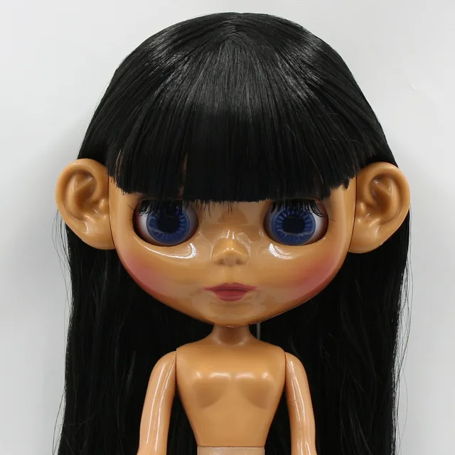 DBS blyth doll icy toy ears toy white natural tan dark and super black skin, only ears no doll 5