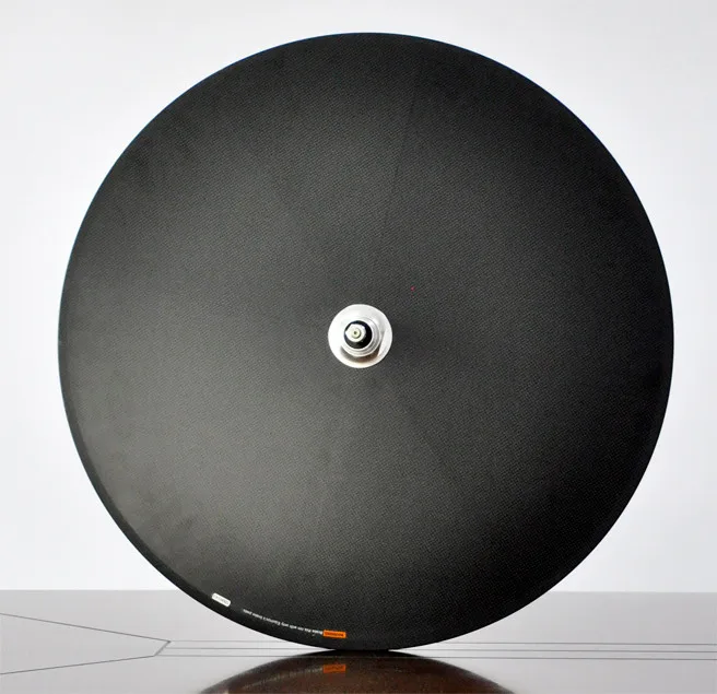 Discount 700C full carbon rear disc tubular wheel road bike TT bicycle rear disc wheel for track bike fixed gear 6