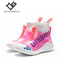 IGU Sneakers Para As Mulheres Plataforma Plana Shoes Tenis Feminino Esticar Meias de Alta-top Sapatos Fluorescentes Mulheres Buty Sportowe Damskie