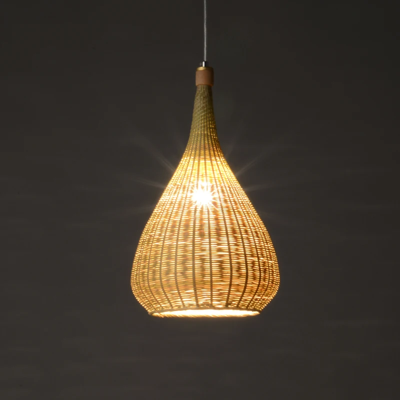 Naturliche Bambus Laternen Anhanger Lichter Kreative Loft Garten Wohnzimmer Restaurant Kleidung Shop Verziert Anhanger Lampen Za Garden Living Room Lantern Pendant Lightspendant Lamp Aliexpress