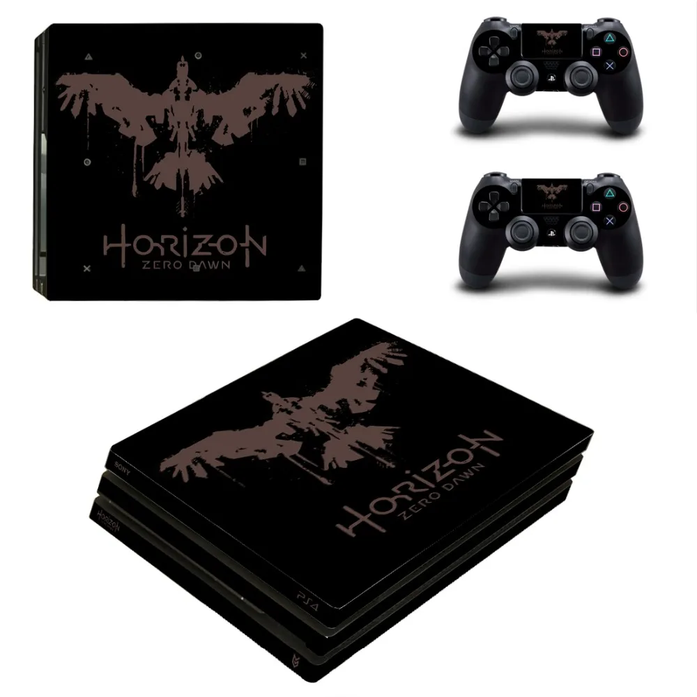 Наклейка на кожу Horizon Zero Dawn PS4 Pro Виниловая наклейка для консоли Sony Playstation 4 и 2