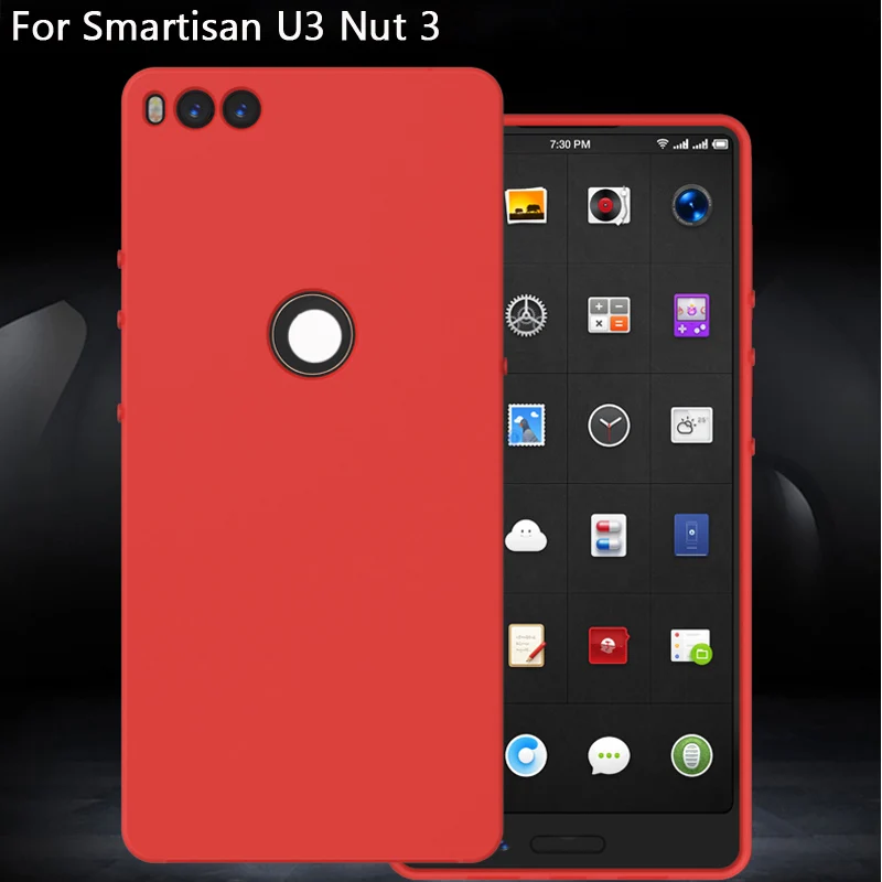 

Plain Phone Cases Cover For Smartisan U3 Nut 3 Luxury Soft TPU Case Cover For Smartisan U3 Nut3