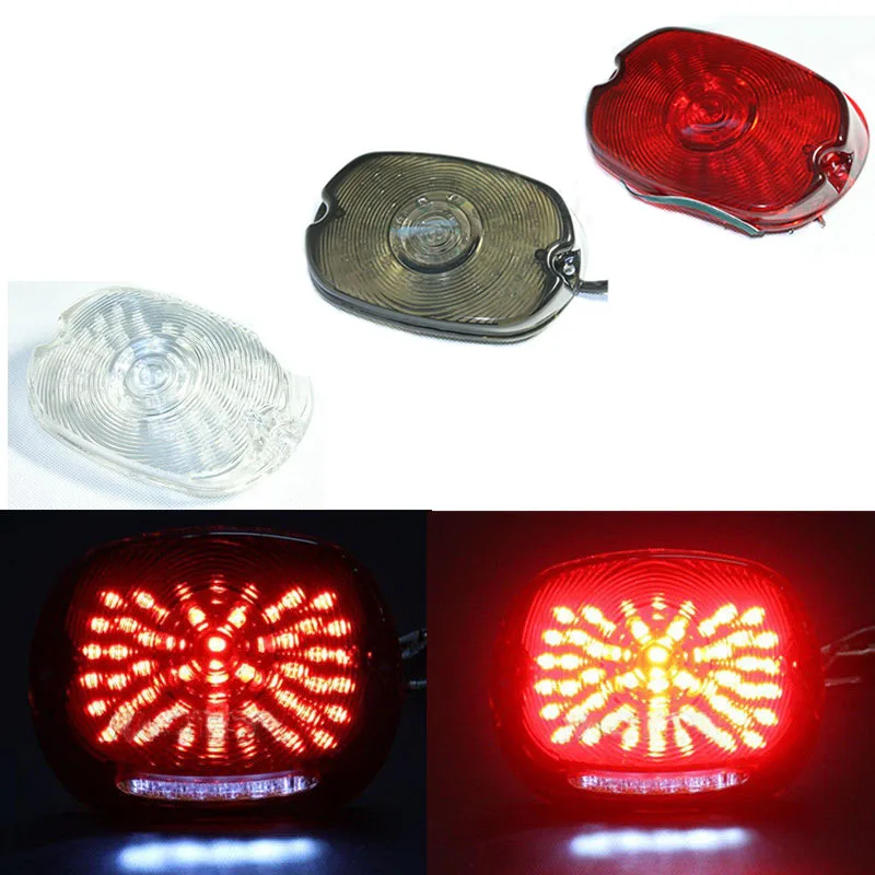 MFSLIGHT Harley Sotail Sportster Road King Dyna Glide Fatboy Rear Tail Brake Lights Turn Signals