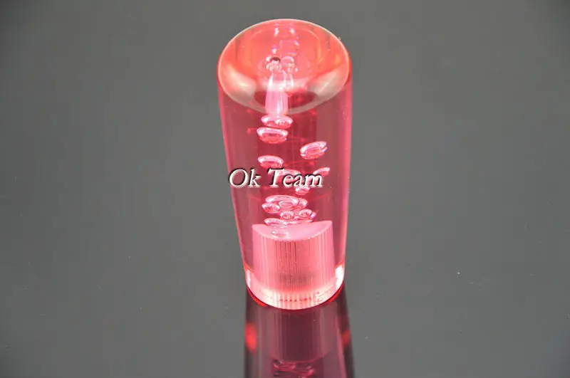 Pink Universal Car Manual Bubble Gear Stick Shift Shifter Lever Knob