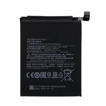 

Phone Battery BN47 for Xiaomi Redmi 6 / 6 Pro 3900mAh High Capacity High Quality Replacement Battery Free Tools