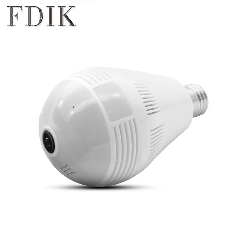 

E27 LED Bulb Monitor lights intelligent surveillance wireless control camera panoramic video monitoring bulb Lighting lamp