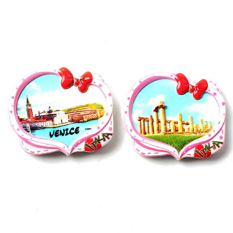 

Italy Venice Style Machine Printing 3D Resin Fridge Magnet Refrigerator Tourism Souvenir Collectibles Gift